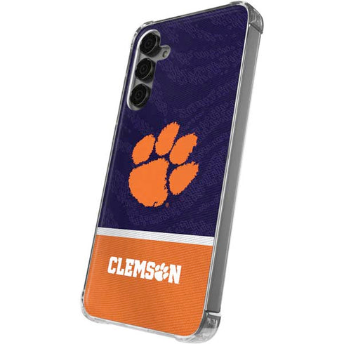 Clemson University Paw Logo Galaxy S24 Plus Clear Case
